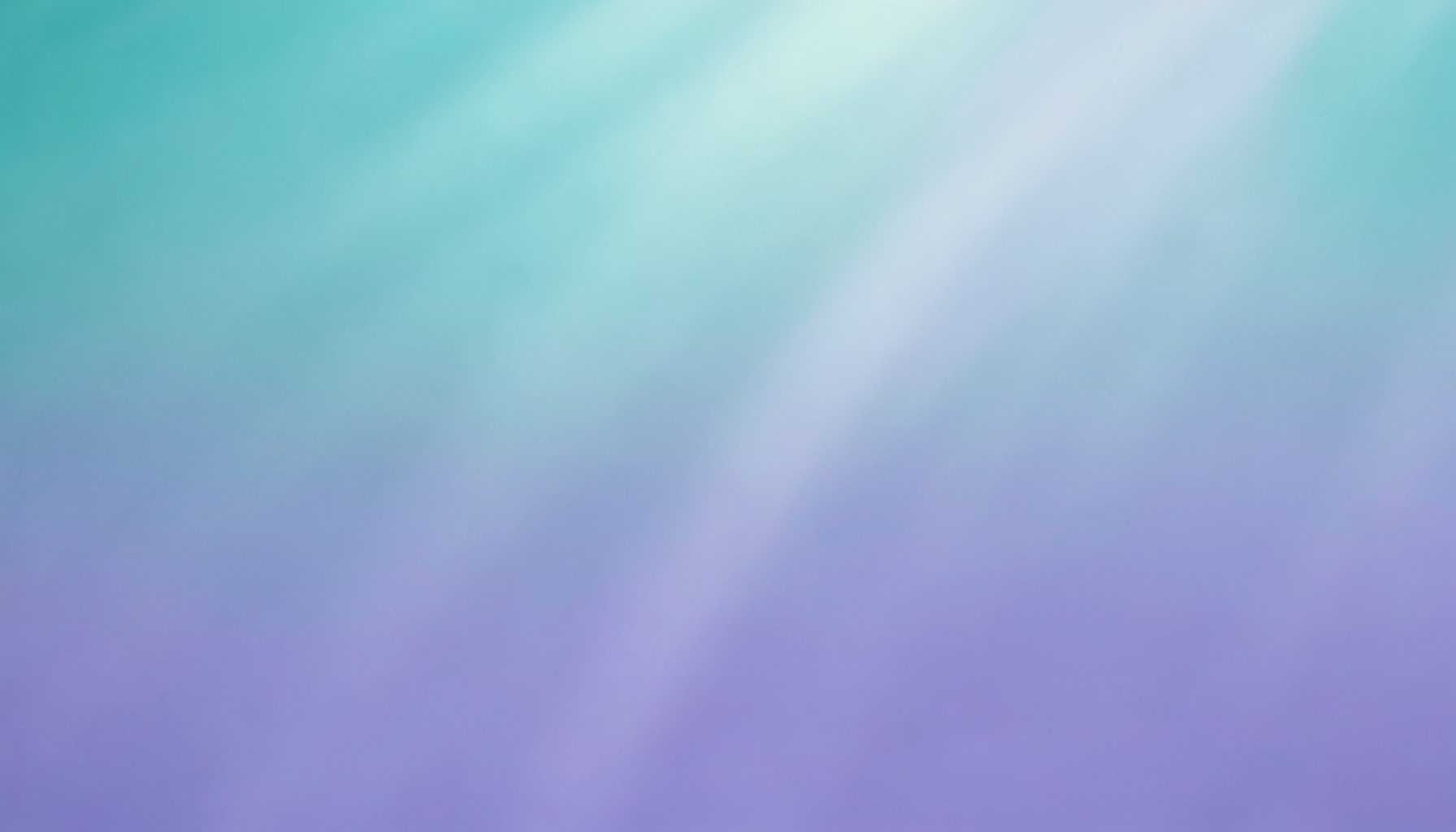 Soft teal and lavender gradient with gentle light rays, calm and reflective mood
