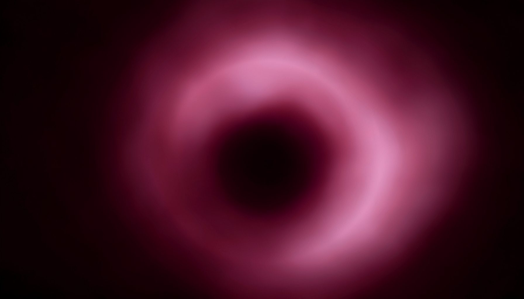 Deep burgundy and soft pink abstract blend with gentle radial glow, mysterious and alluring mood